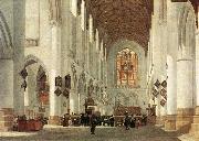 BERCKHEYDE, Job Adriaensz Interior of the St Bavo Church at Haarlem fs oil on canvas